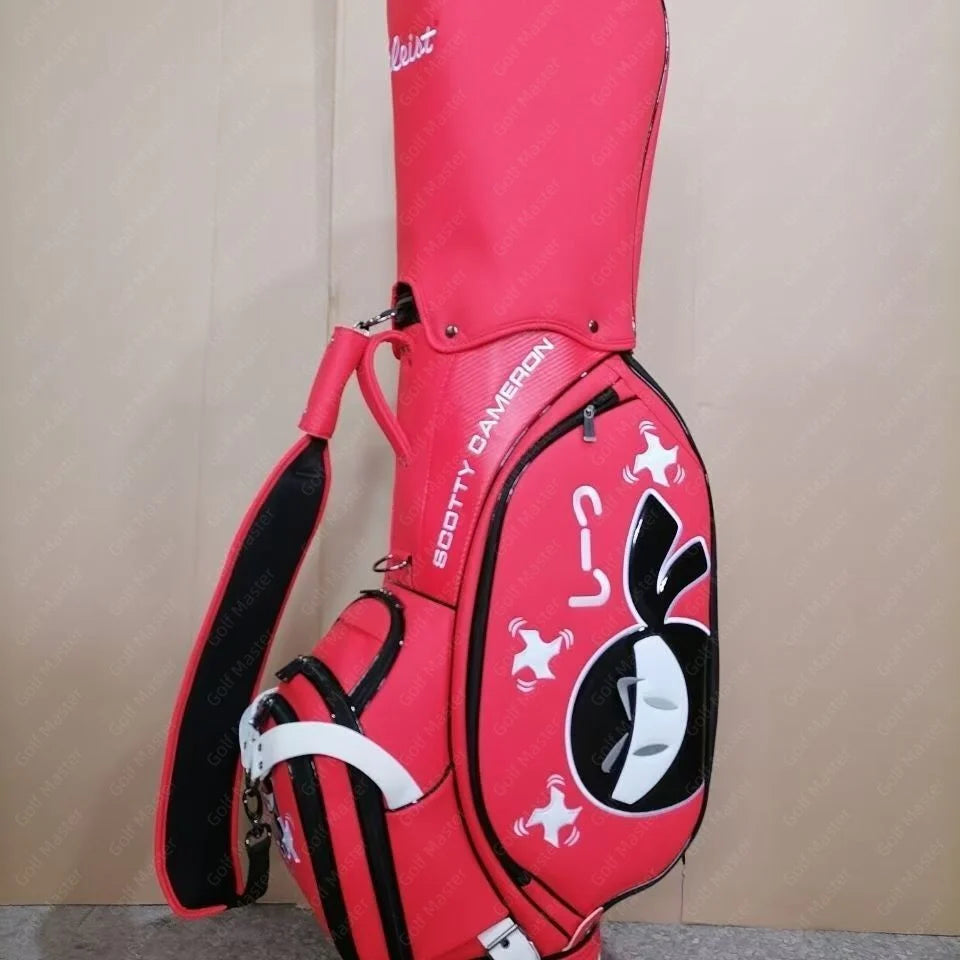 47-Scotty Cameron Bag Red Ninja logo bag for girls