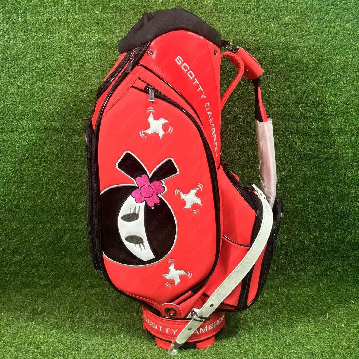 47-Scotty Cameron Bag Red Ninja logo bag for girls